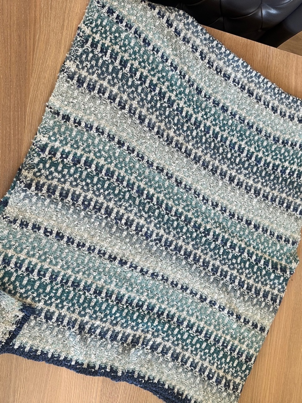 Chicos Soft Blues/Whites Poncho/Wrap